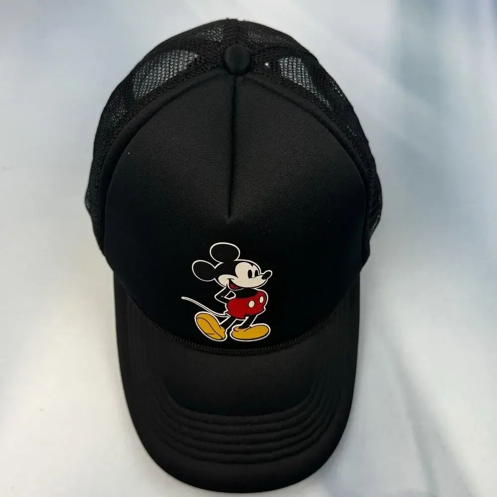 Disney Mickey Mouse Unisex Adjustable‎ Baseball Hat Cap Black NEW